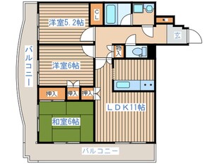 エ－スハイム青葉の物件間取画像